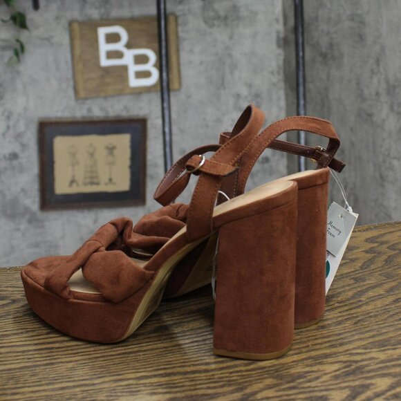 NWT a new day Riah Platform Heels with Memory Foam Insole 88075194 Brown 9M - Picture 6 of 10